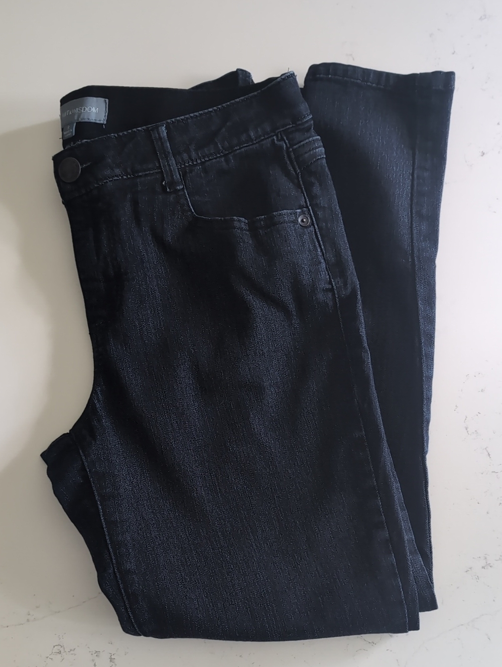 Wit & Wisdom Women's Black Skinny Jeans